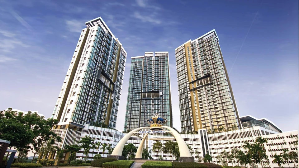 Elysia Park towers in the Medini residential neighbourhood